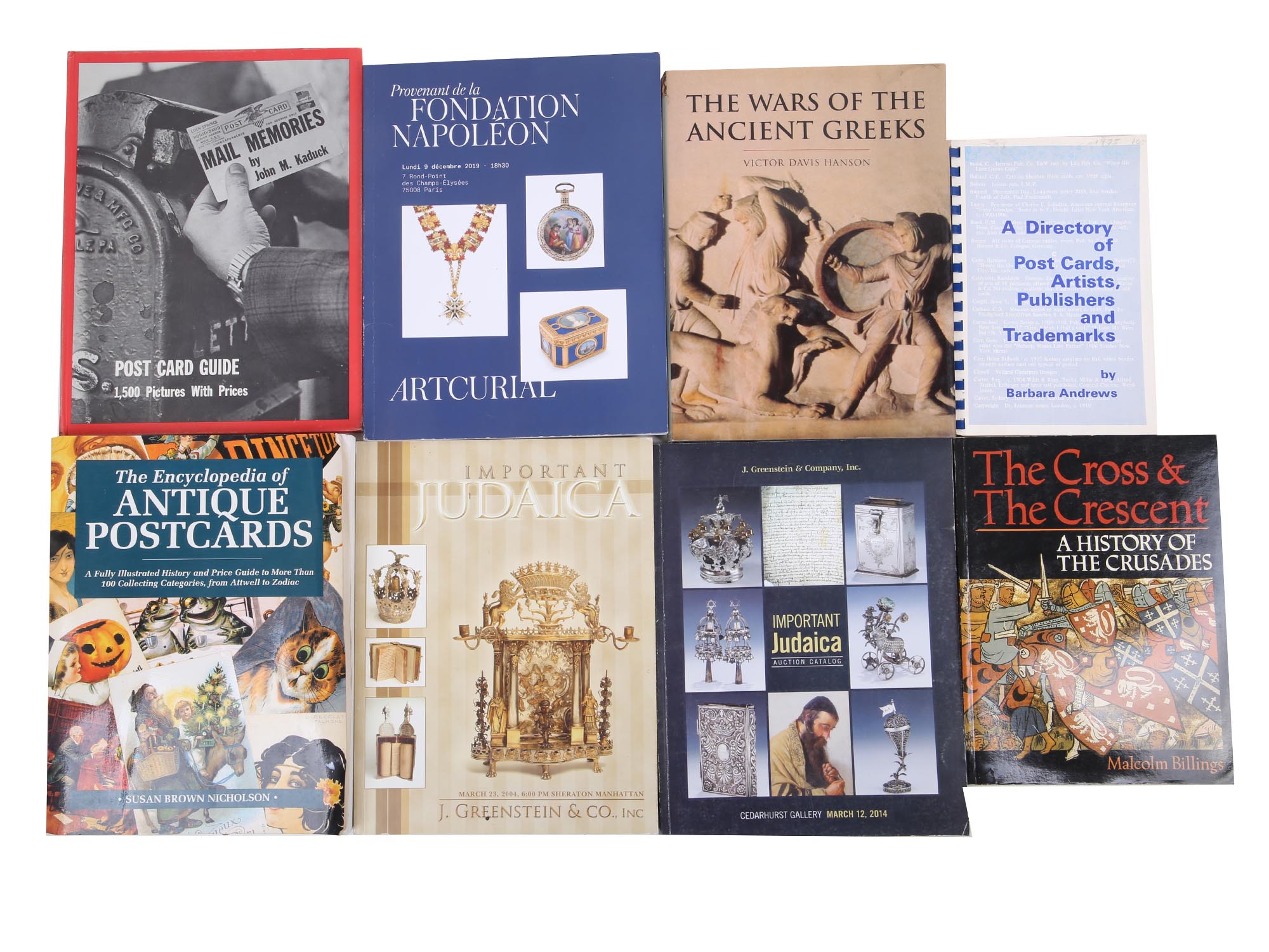 JUDAICA AUCTION CATALOGS AND COLLECTIBLES BOOKS